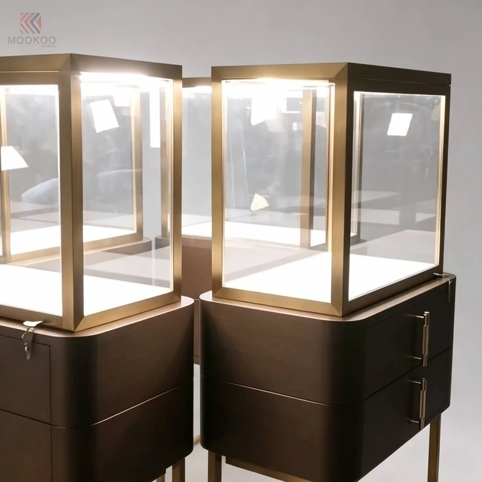 Jewelry Wooden Showcase Wangdian Showcase high quality