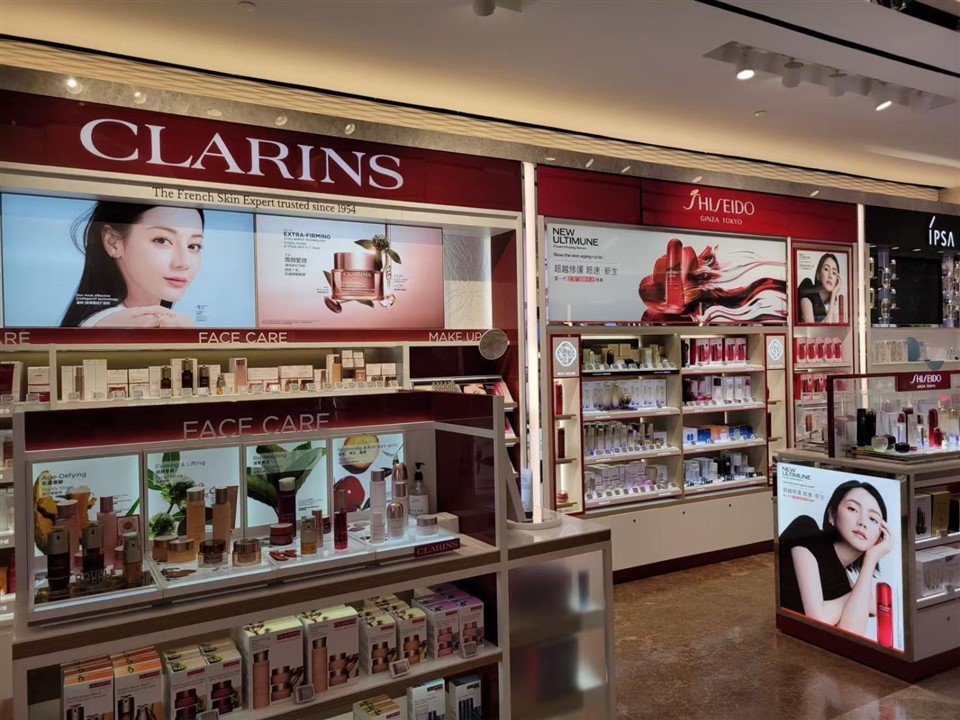Luxury Perfume Display Cabinetfor Duty Free Shop