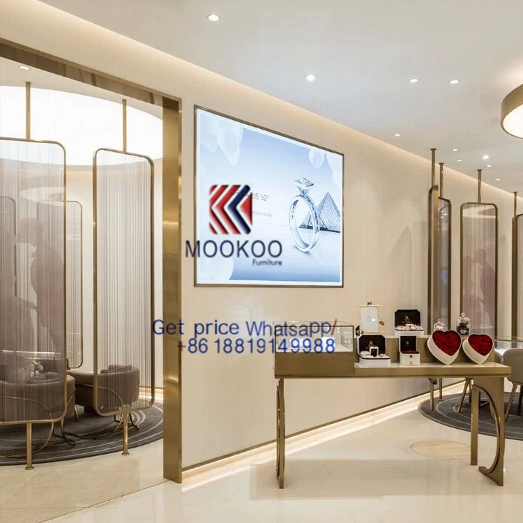 Cartier display showcase gold cabinet 234 Cartier display showcase gold cabinet 234