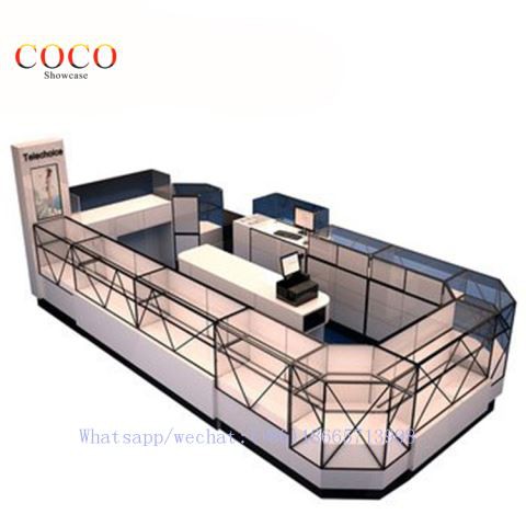 קיוסק תכשיטים לתצוגה מזכוכית