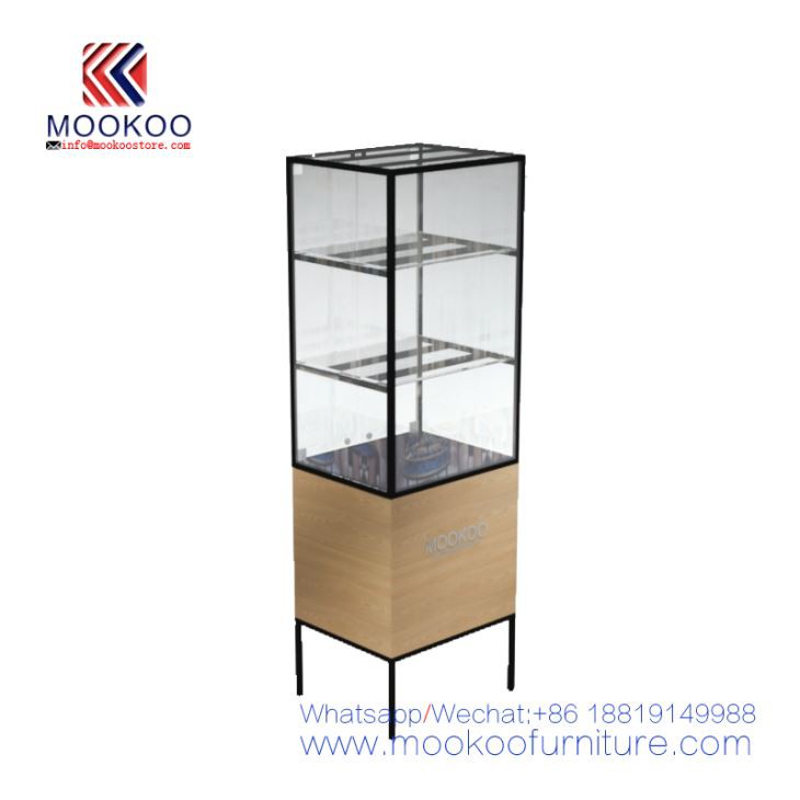 תכשיטי זכוכית לתצוגה מגדל לעמוד