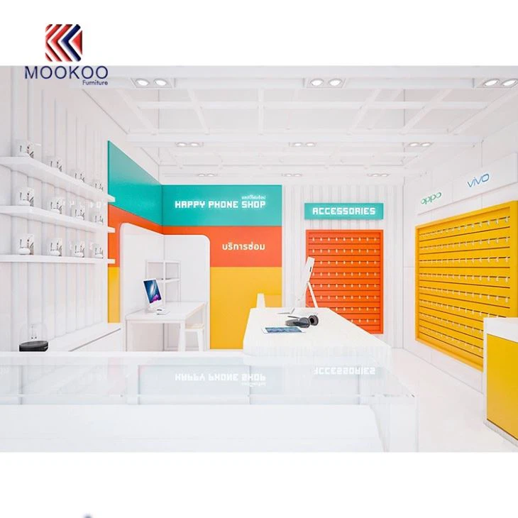 Colorful Phone Shop Interior Design