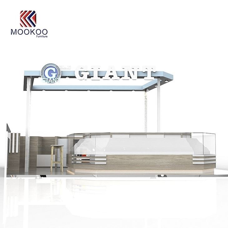 Shop Wooden Display Kiosk