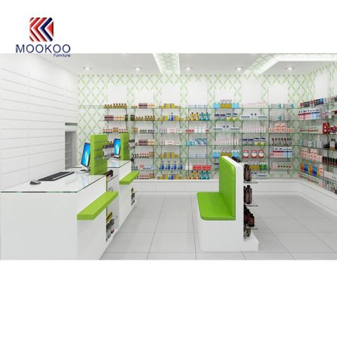 עיצוב דלפק תצוגה בחנויות בתי מרקחת